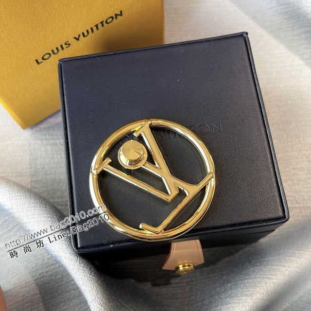Louis Vuitton純銀飾品 路易威登字母光面胸針 LV字母圓環胸花胸針  zglv2155